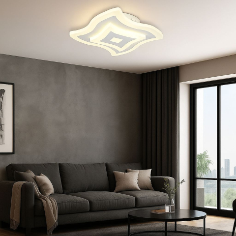 Plafoniere - Plafonieră LED 50W, Ø240 mm, lumină reglabilă 3000–6500K – model 19143/240