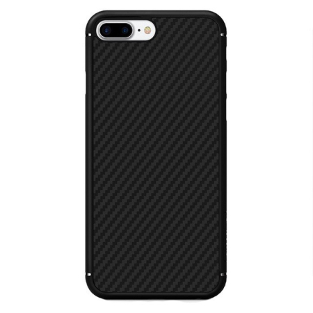 Carbon Fiber - Husa Apple iPhone 8 Plus Nillkin Synthetic Fiber Negru