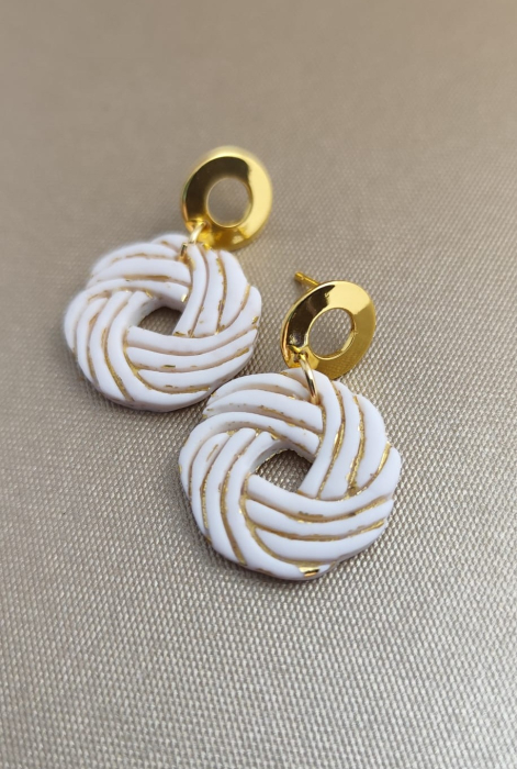 cercei AURORA alb [2]