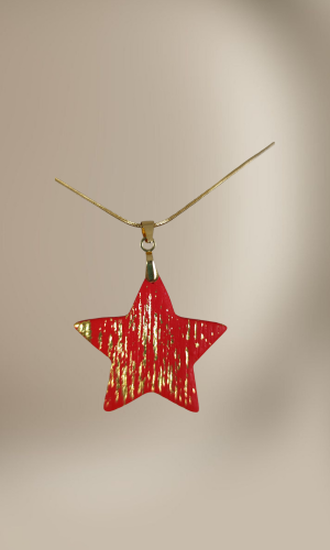 lantisor steluta rosu craciun [2]