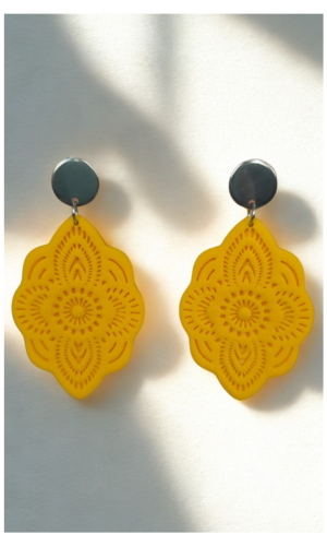 cercei DANTELARIA galben [2]