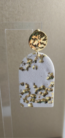 Cercei AURORA alb auriu [1]