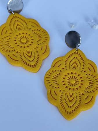 cercei DANTELARIA galben [1]