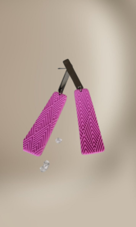 cercei - cercei LINE pink