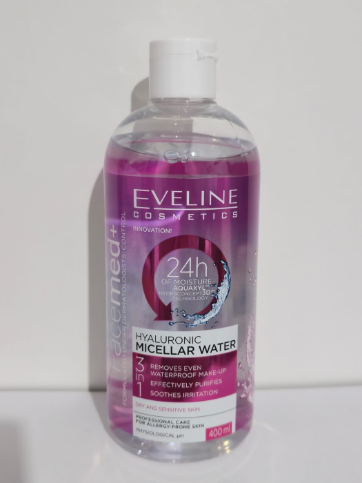 Apa micelara Eveline Cosmetics Hyaluronic, 400ml [2]