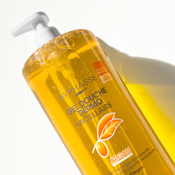 Byphasse Gel de duș micelar Dermo cu ulei de argan 1 l [2]