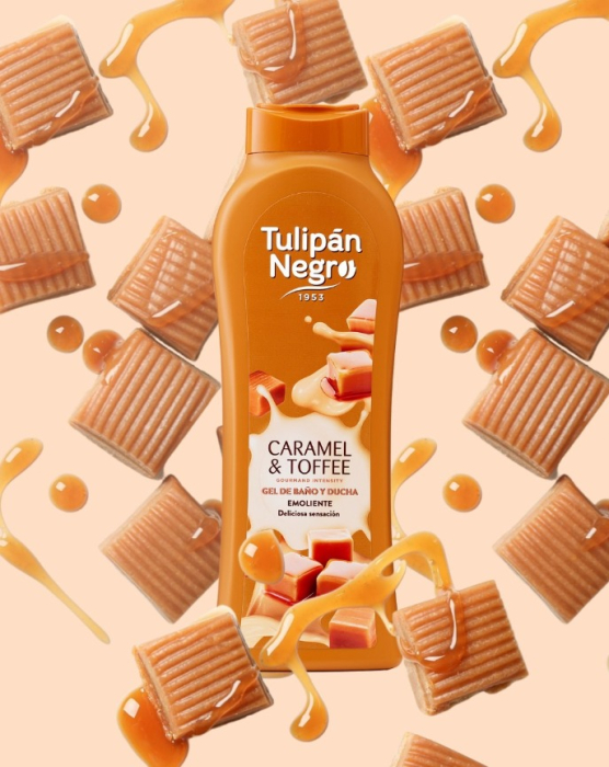 Gel de dus TulipanNegro Caramel și Toffee 650 ml [2]