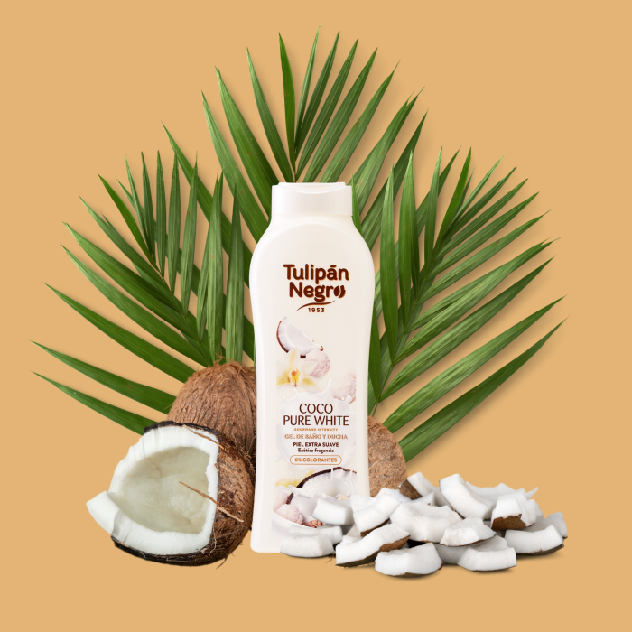 Gel de dus TulipanNegro cocos alb 650 ml [2]