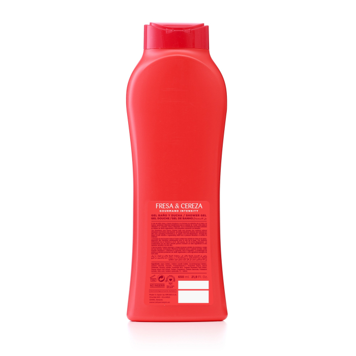 Gel de dus TulipanNegro cu căpșuni și cireșe 650 ml [3]