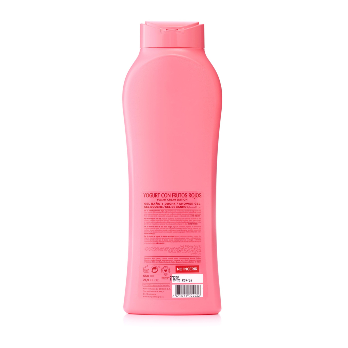 Gel de dus TulipanNegro iaurt și fructe roșii 650 ml [2]