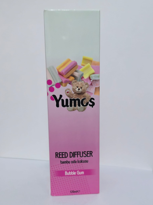 YUMOS Odorizant Camera cu Betisoare BUBBLE GUM 120 ml [2]
