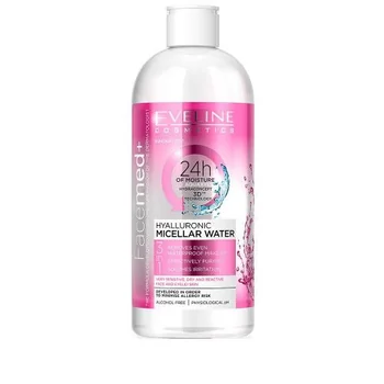 Demachiante - Apa micelara Eveline Cosmetics Hyaluronic, 400ml