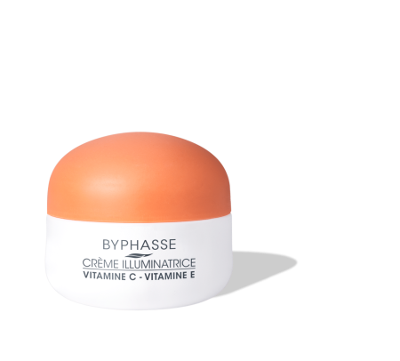 Serum, crema, exfoliant - Byphasse CREMĂ ILUMINANTĂ CU VITAMINĂ C SKIN BOOSTER 50ML ZI ȘI NOAPTE