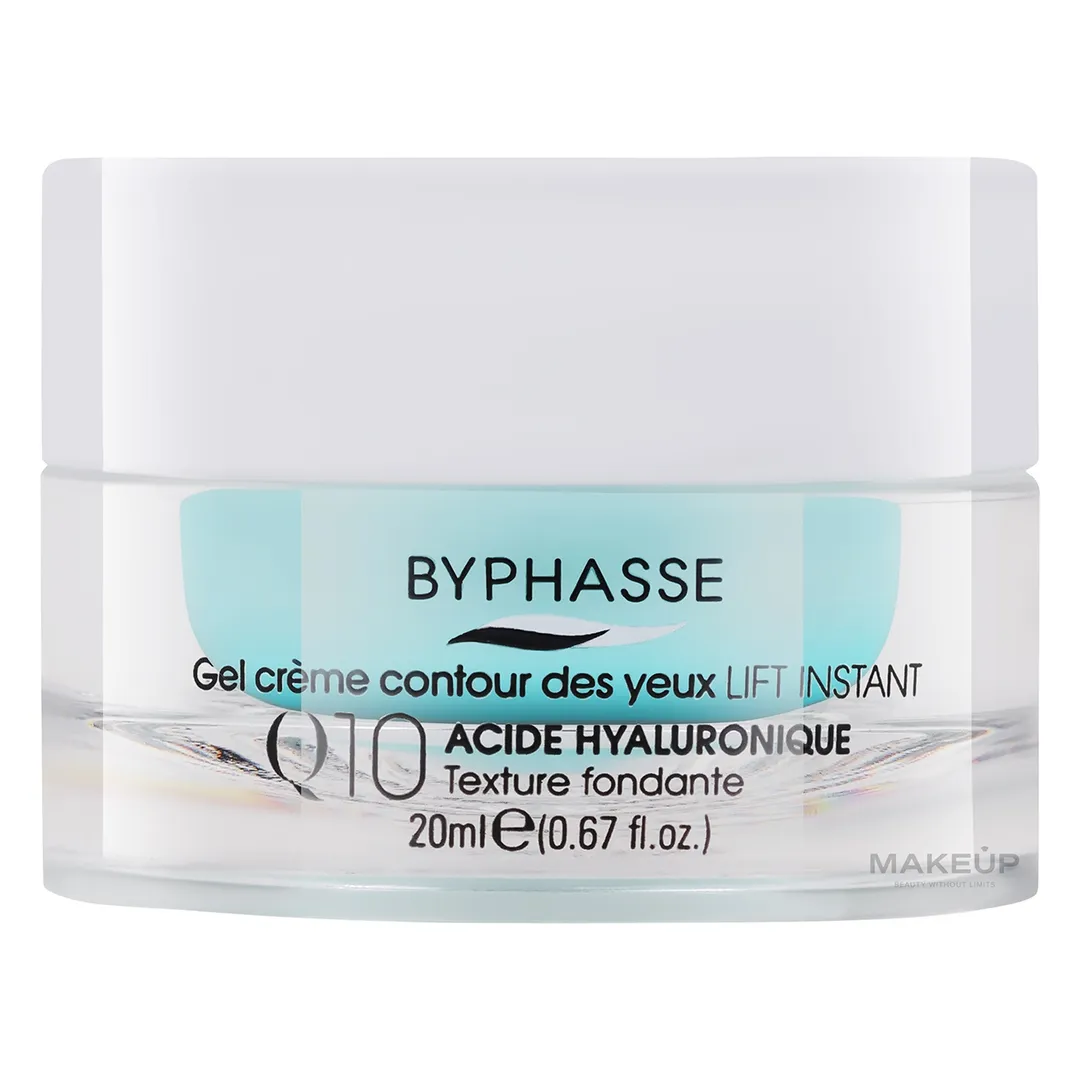 Serum, crema, exfoliant - Byphasse Cremă pentru conturul ochilor Q10 Hydra’Confort 20 ml Zi și noapte