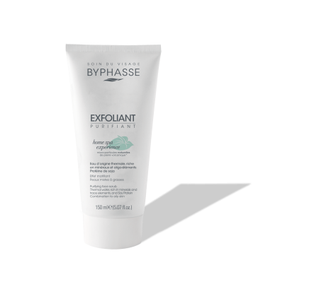 Serum, crema, exfoliant - Byphasse Exfoliant facial purifiant Home Spa Experience 150 ml Pentru ten mixt sau gras