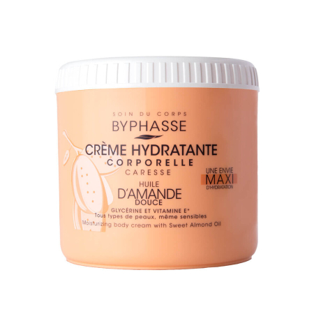 Ingrijire corp - Cremă Corporală Hidratantă Byphasse Migdală Dulce ,500 ml