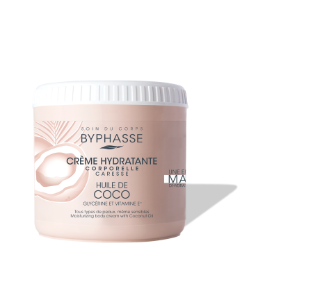 Ingrijire corp - Crema de corp hidratanta Ulei de Cocos, Byphasse, 500 ml