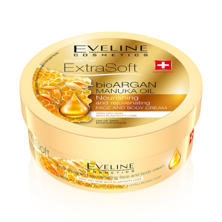 Ingrijire corp - Crema de fata si corp Eveline Extra Soft Argan Manuka Oil 175 ml