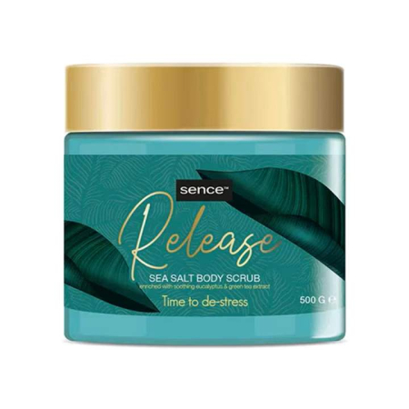 Gel de dus si exfoliante - Crema exfolianta de corp Sence Release in cantitate de 500 gr