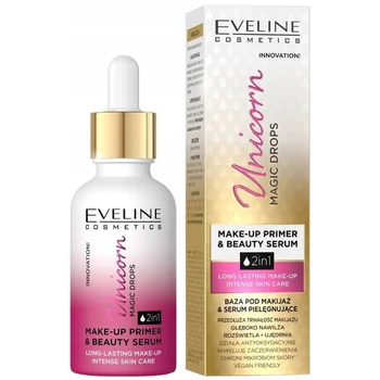 Serum, crema, exfoliant - Eveline Cosmetics Make-up Primer 2in1 Unicorn, 30ml