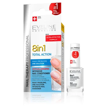 Ingrijire unghii - Eveline Cosmetics Tratament pentru unghii 8 in 1 Nail Therapy, 12ml