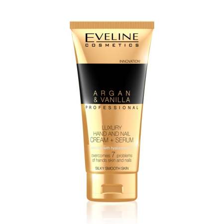 Ingrijire maini - EVELINE LUXURY ARGAN&VANILA,  CREMA MAINI 100ML