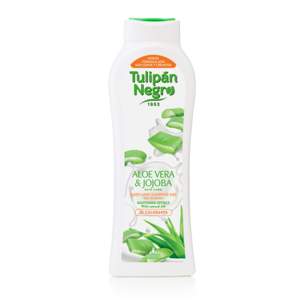 Gel de dus si exfoliante - Gel de dus TulipanNegro Aloe Vera 650 ml