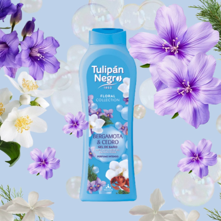 Gel de dus TulipanNegro bergamotă și cedru 650 ml [1]