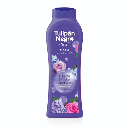 Gel de dus si exfoliante - Gel de dus TulipanNegro Floral Dream 650 ml