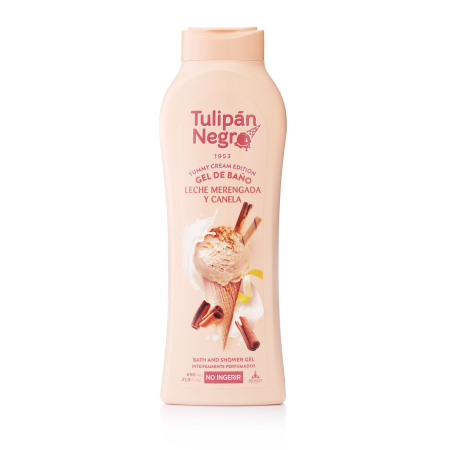 Ingrijire corp - Gel de dus TulipanNegro lapte și scorțișoară 650 ml