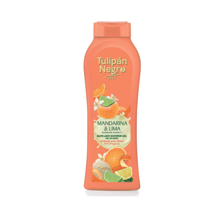 Gel de dus si exfoliante - Gel de dus TulipanNegro mandarină și lime 650 ml