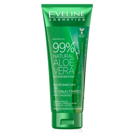 Crema si lotiune de corp - Gel pentru fata si corp, Eveline, Aloe Vera, 250 ml