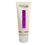 Ingrijire par - SLEEK LINE Mască pentru părul vopsit, 250 ml