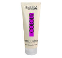 Ingrijire par - SLEEK LINE Mască pentru părul vopsit, 250 ml