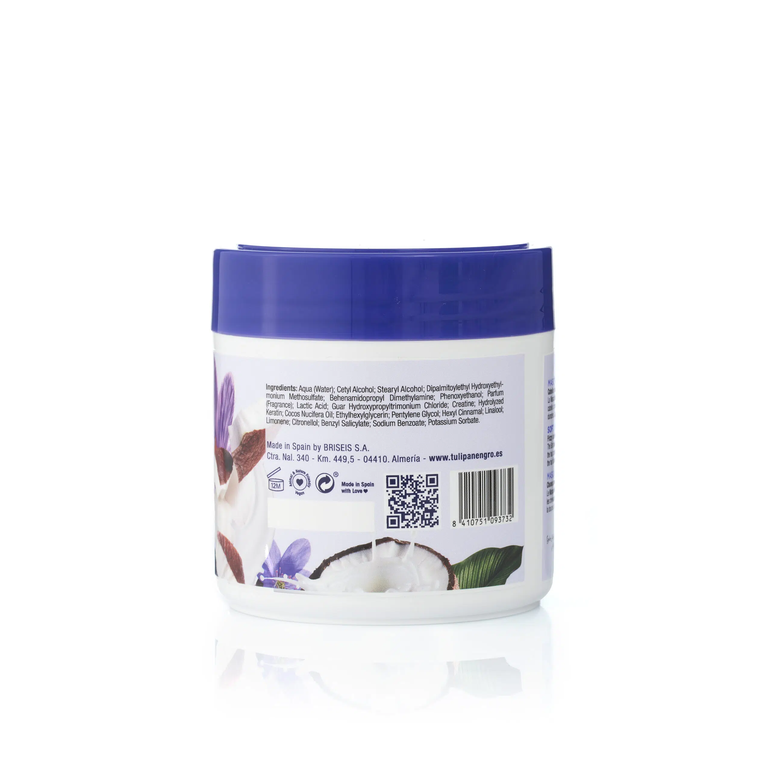 Tulipan Negro Mască de păr pentru catifelare și netezire 400 ml [2]