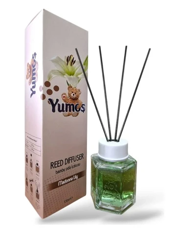 Odorizant camera - YUMOS Odorizant Camera cu Betisoare Madonna Lily 120 ml