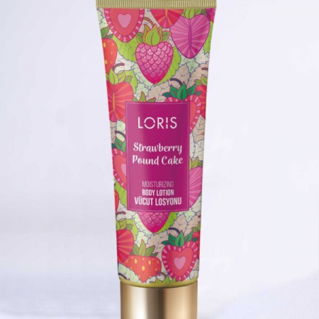 Crema de corp - Loris Cremă de corp Căpșuni, 236 ml