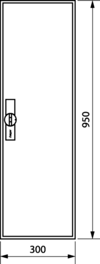 Instalatii electrice - Carcasa Hager ZB21ES 950x300x160mm