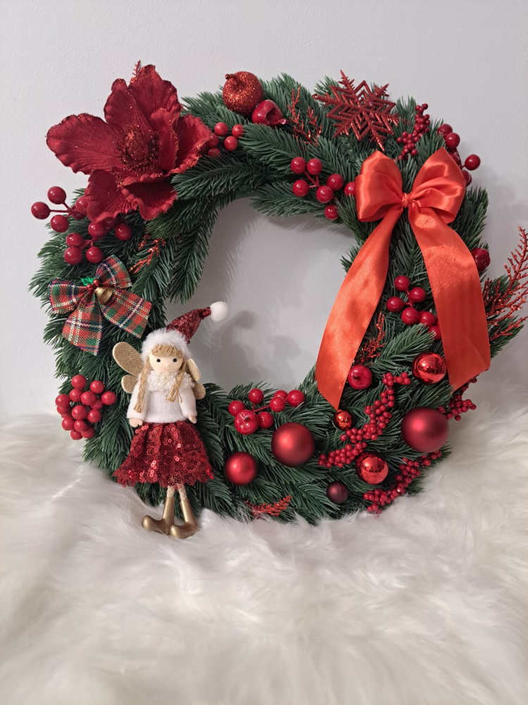 Coronita din brad artificial pentru Craciun [2]