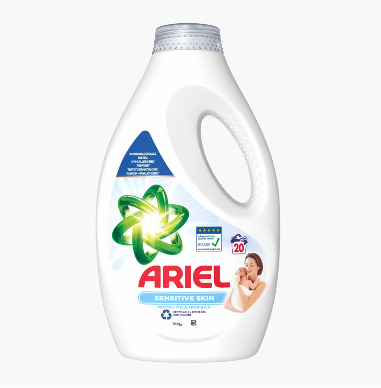 ARIEL DETERGENT LICHID 1L SENSITIVE SKIN 20SPALARI [1]