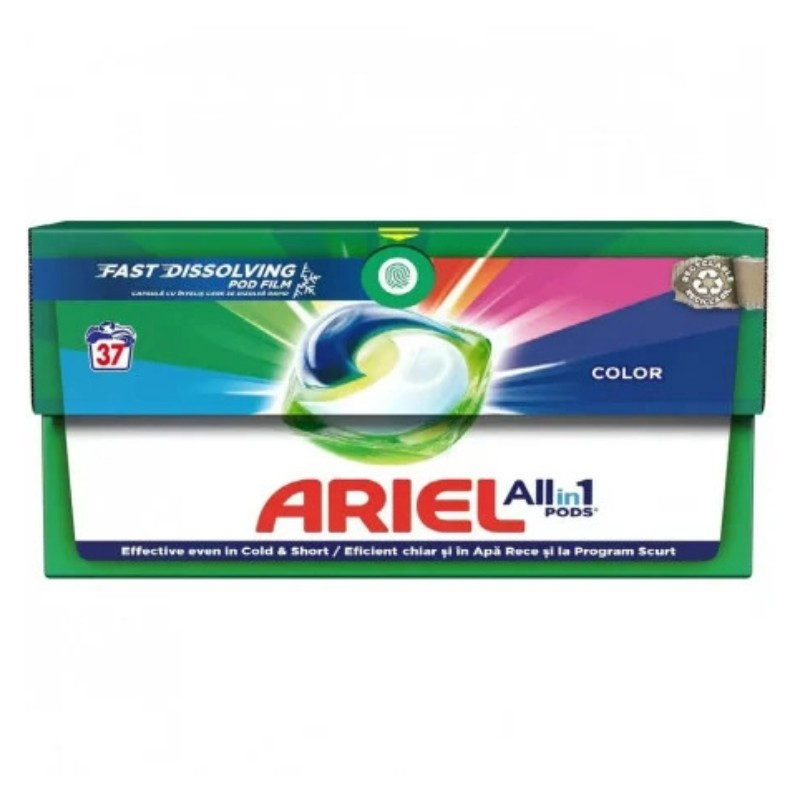 ARIEL DETERGENT CAPSULE 37BUC ALL IN 1 PODS COLOR [3]