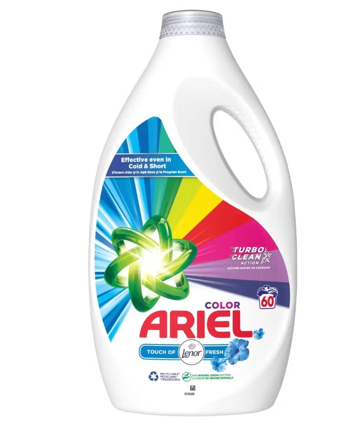 ARIEL DETERGENT LICHID 3L LENOR TOUCH FRESH 60 SPALARI [1]