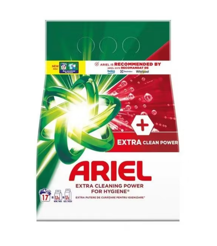ARIEL DETERGENT RUFE AUTOMAT 1.275KG EXTRA CLEAN 17 SPALARI [1]