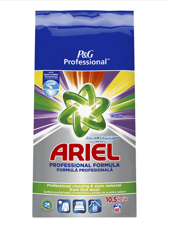 ARIEL DETERGENT RUFE AUTOMAT 10.5KG COLOR 140 SPALARI [1]