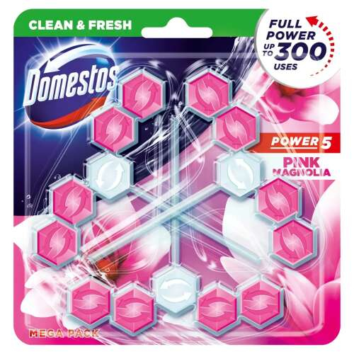 DOMESTOS ODORIZANT WC BILE 3X55G PINK MAGNOLIA [1]
