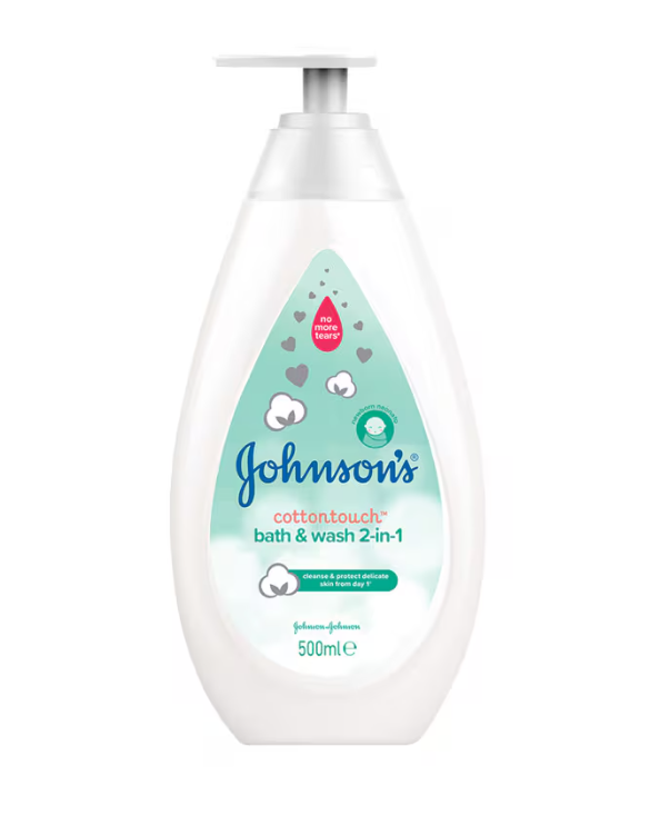 JOHNSONS BABY LOTIUNE SPALARE 500ML 2 IN 1 COTTON TOUCH [1]