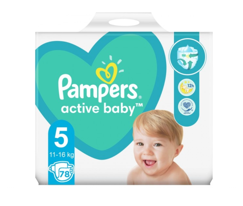 PAMPERS NEW GIANT PACK NR5 11-18/11-16KG 64BUC [1]