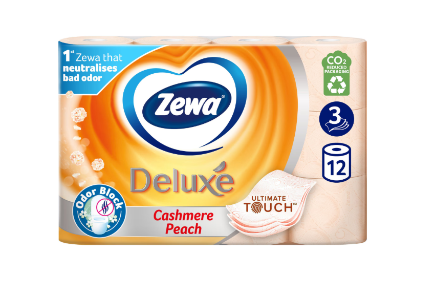 ZEWA HARTIE IGIENICA 3STR 12ROLE DELUXE CASHMERE PEACH [1]