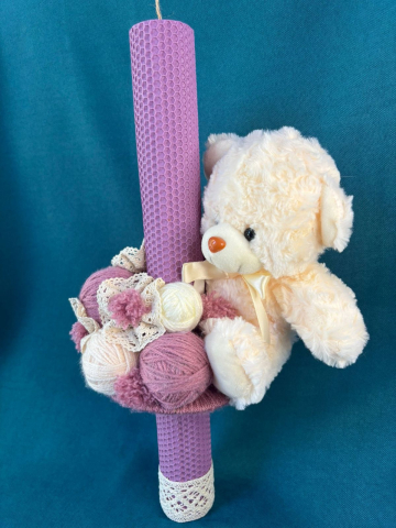 Produse hand-made - Lumanare relizata handmade pentru botez