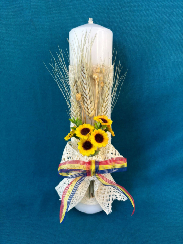 Produse hand-made - Lumanare pentru botez realizata handmade